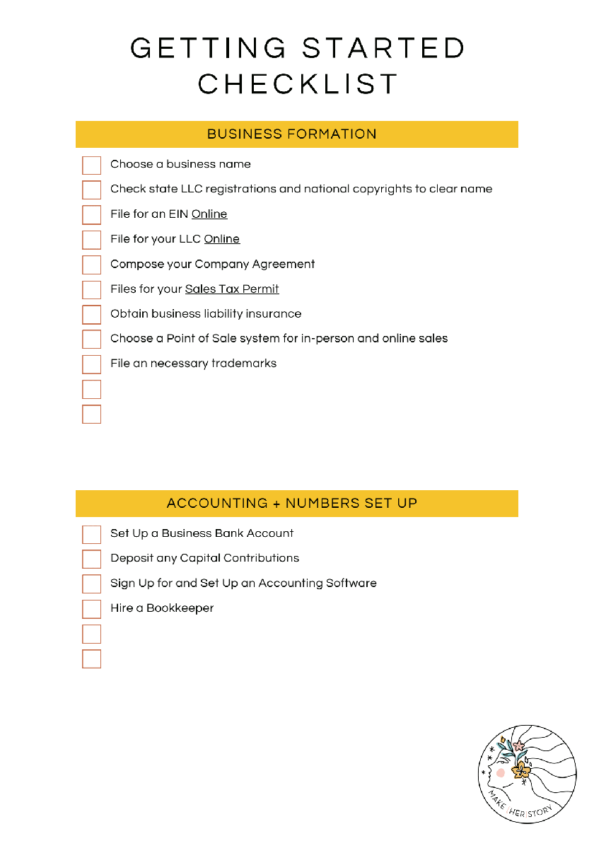 [Her]Story Getting Started Checklist